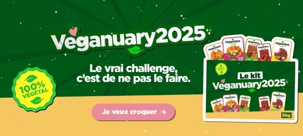 Campagne Happyvore pour le Veganuary