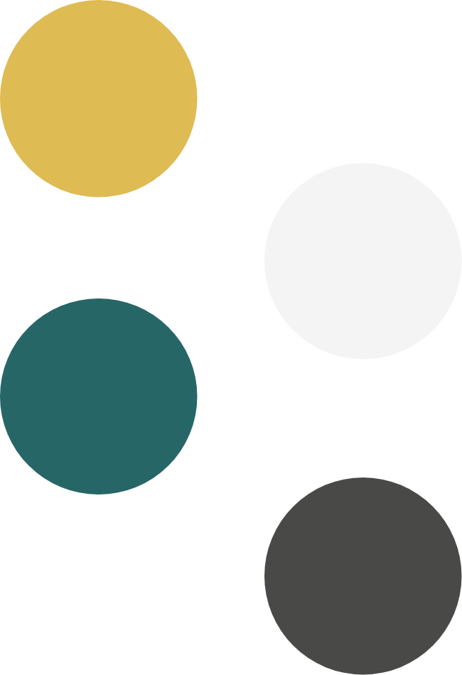 Palette de couleur utilisées pour la création d'une plaquette commerciale